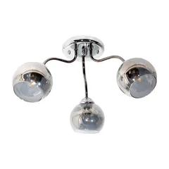 Lámpara de Techo Cromo 3 Luces E27