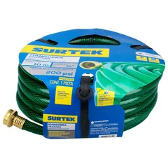 Manguera tramada 1/2" c/conector 10 mts.