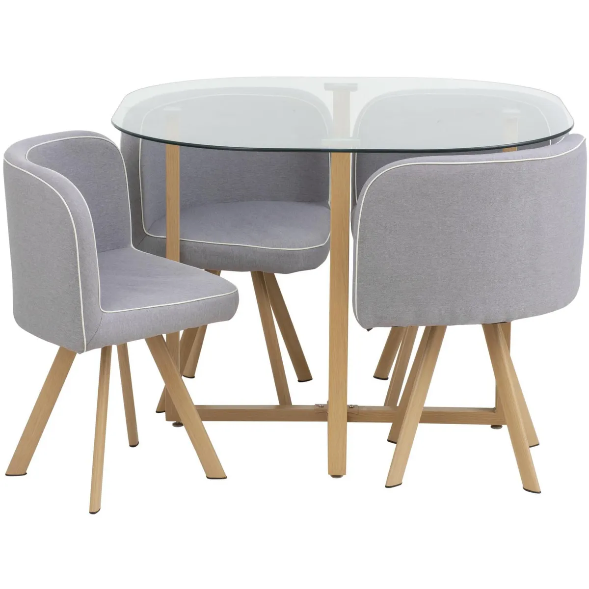 Just Home Collection - Set de Comedor Graph 100 x 100 x 75 cm