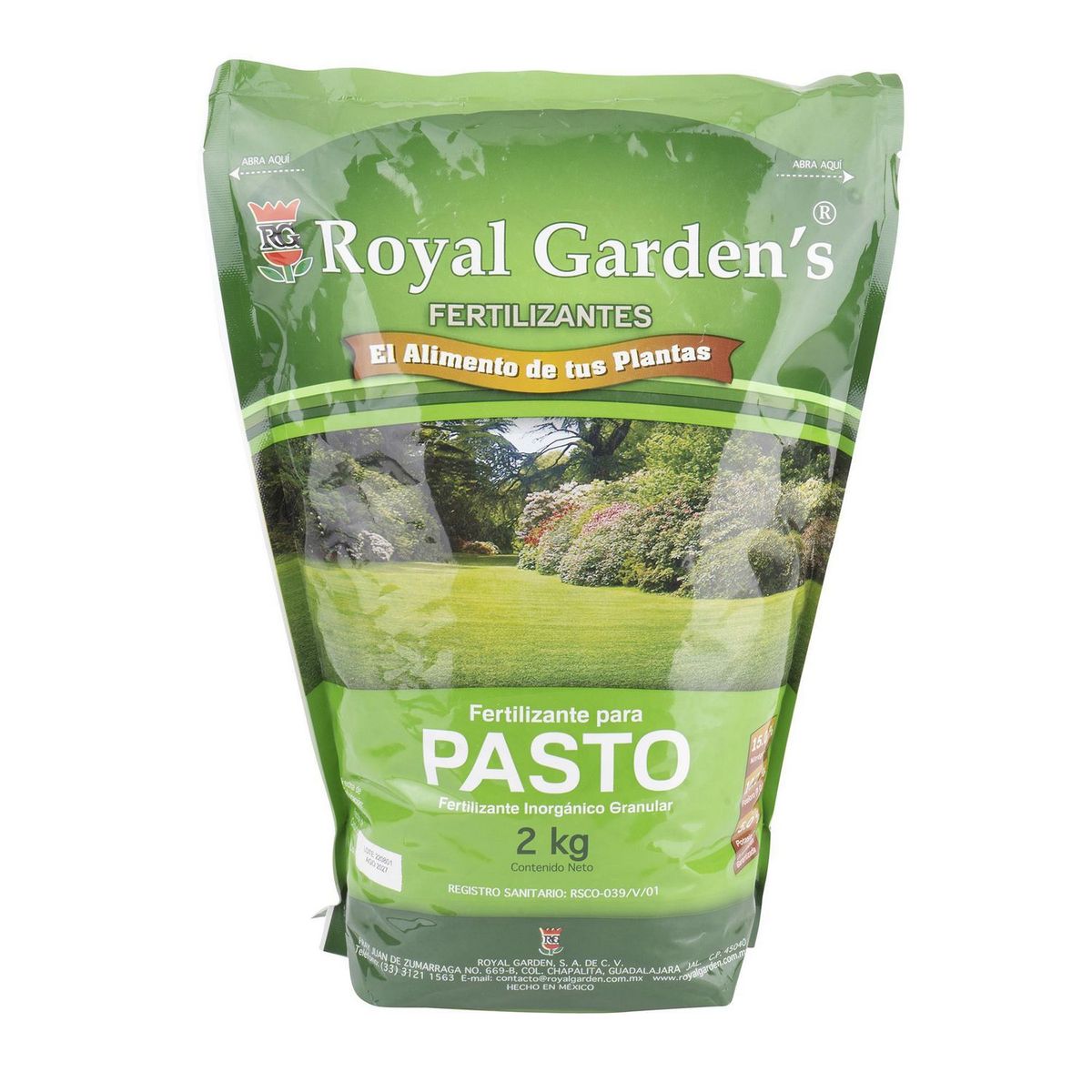 Fertilizante para Pasto 2 kg., marca Royal Gardens - Foto 2