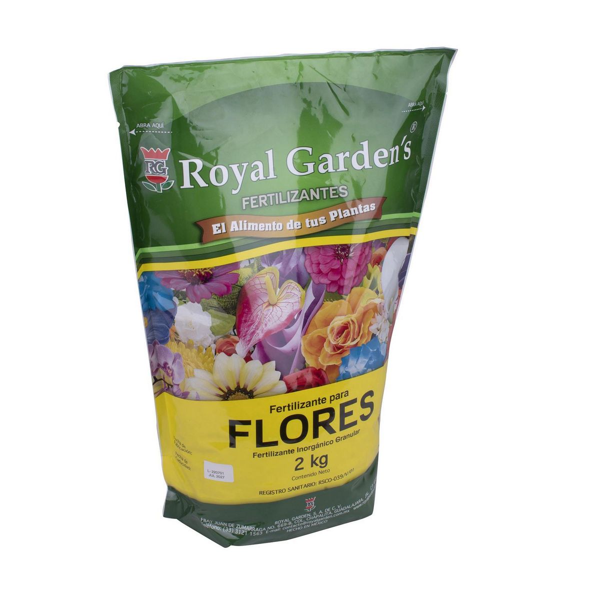 Fertilizante para Flores 2 kg., marca Royal Gardens - Foto 2