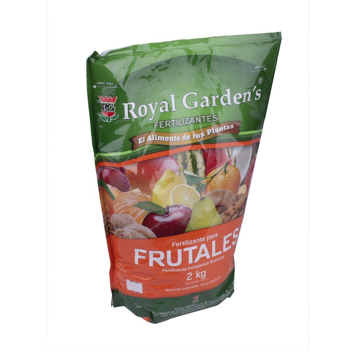 Royal Gardens - Fertilizante para Frutales 2 kg.