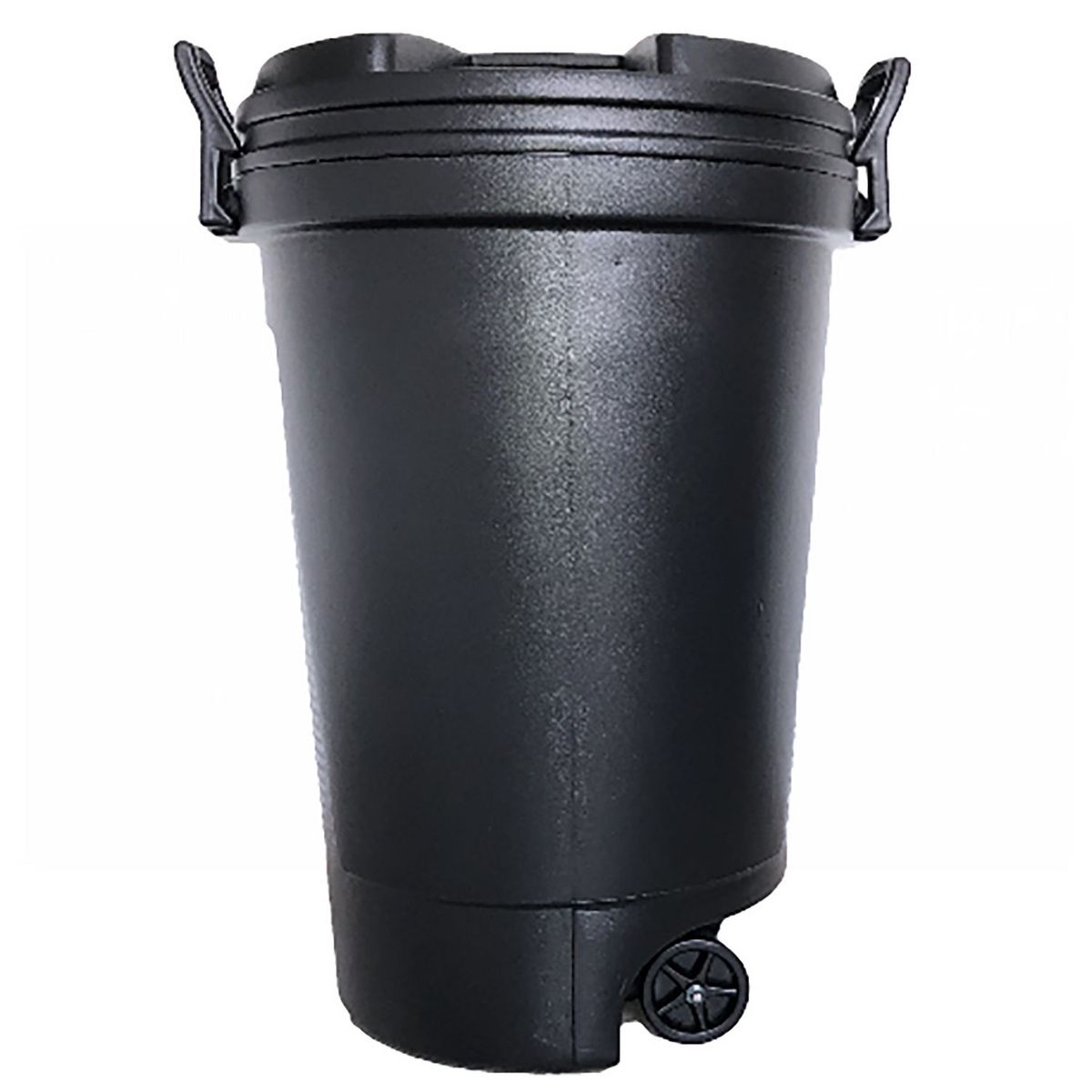 Plasvic - Bote de Basura Franky Plástico con Ruedas y Tapa de 120L Negro