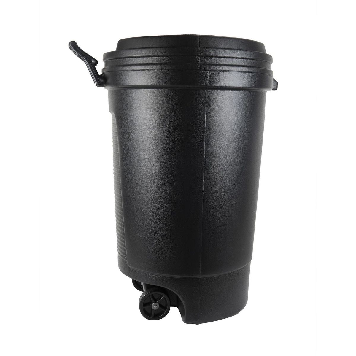 Plasvic - Bote de Basura Franky Plástico con Ruedas y Tapa de 120L Negro