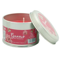 Vela de citrionela y geranio