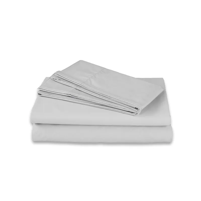 Spring Air - Juego de Sábanas Matrimonial Microfibra Blanco