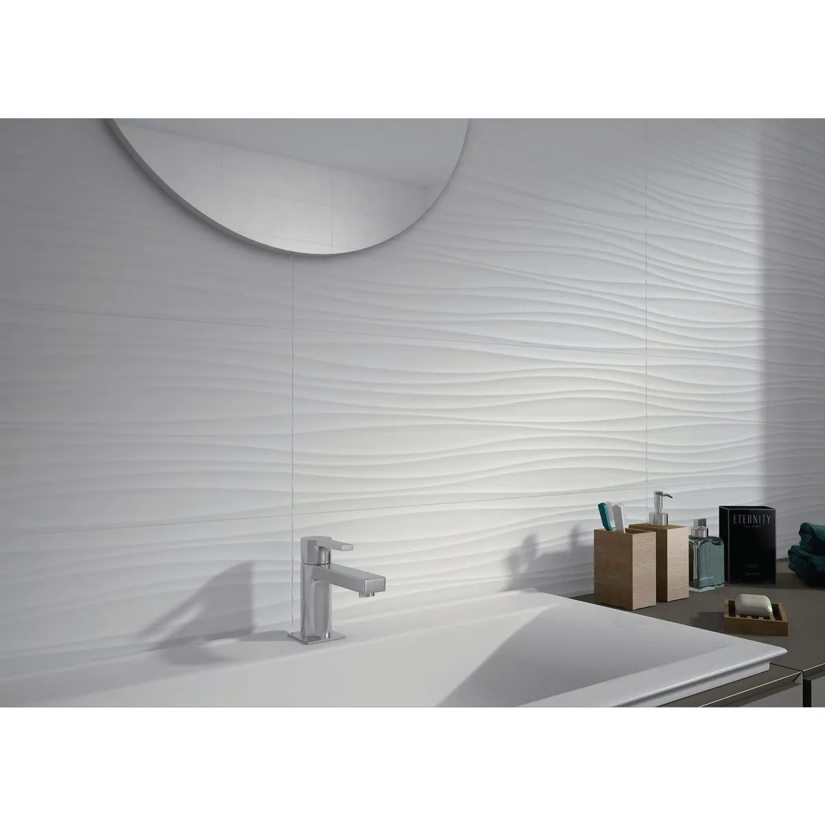 Muro Cerámico Nevada Waves Muro 25X75 1.68, marca Porcelanite - Foto 2