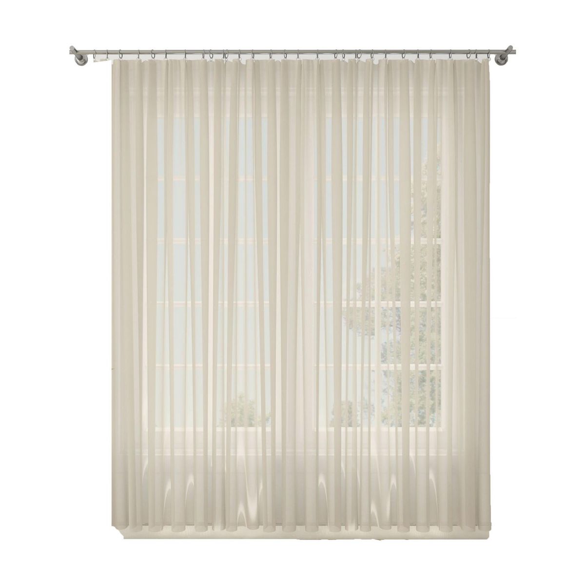 Spring Air - Cortina Tergal Crema 140 x 210 cm