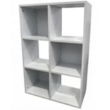 Organizador de 6 cubos blanco