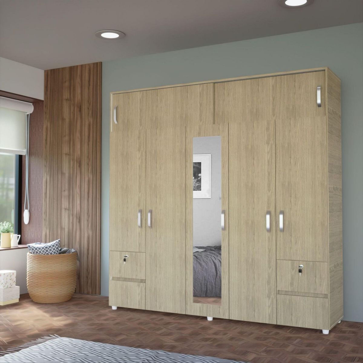 Maderkit - Clóset con espejo Joker