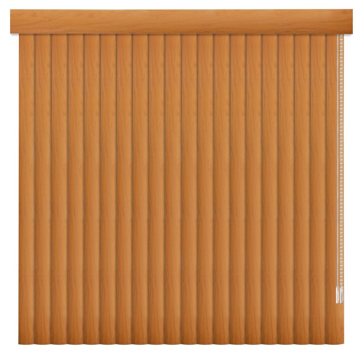 Persiana vertical PVC imitación madera 140x160, marca Just Home Collection - Foto Principal