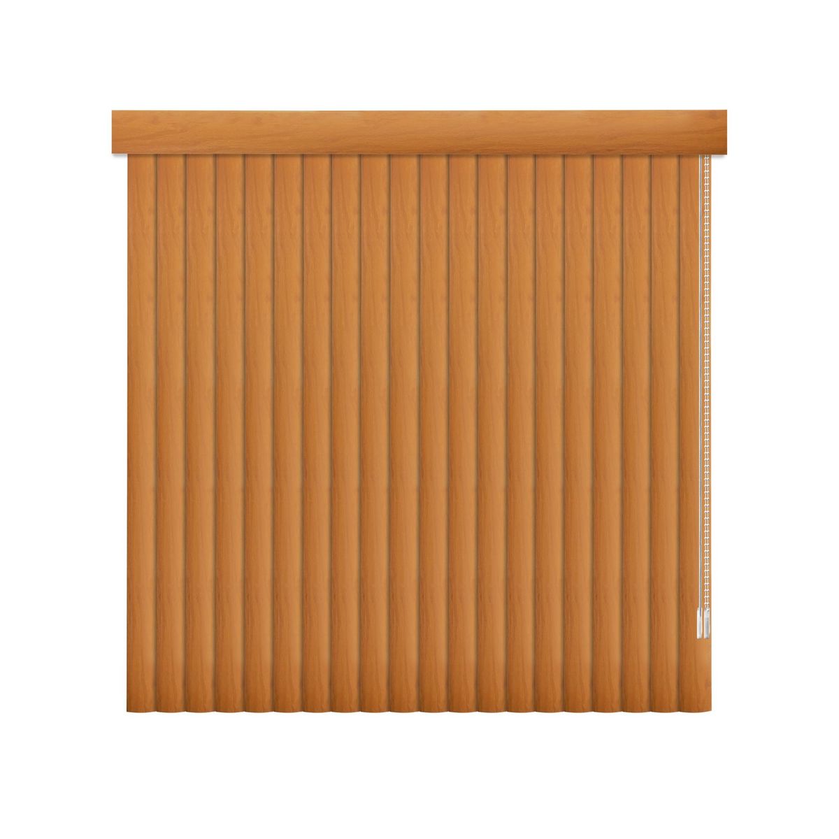 Persiana vertical PVC imitación madera 140x160, marca Just Home Collection - Foto Principal