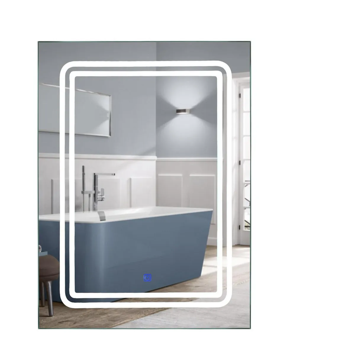 Espejo Led Luz Blanca Tipo Touch, marca Allapsa - Foto Principal