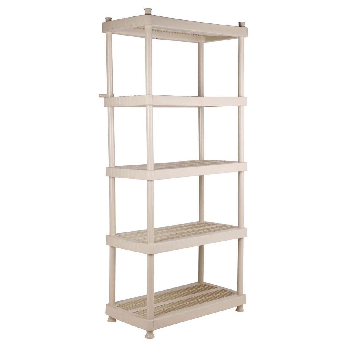 Estantes de plástic beige 5 niveles 91 x 190.2 x 45 cm, marca Rimax - Foto Principal