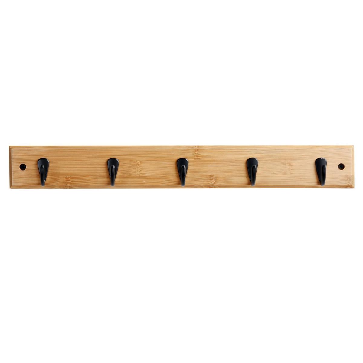 Just Home Collection - Perchero Pared 5 ganchos bambu