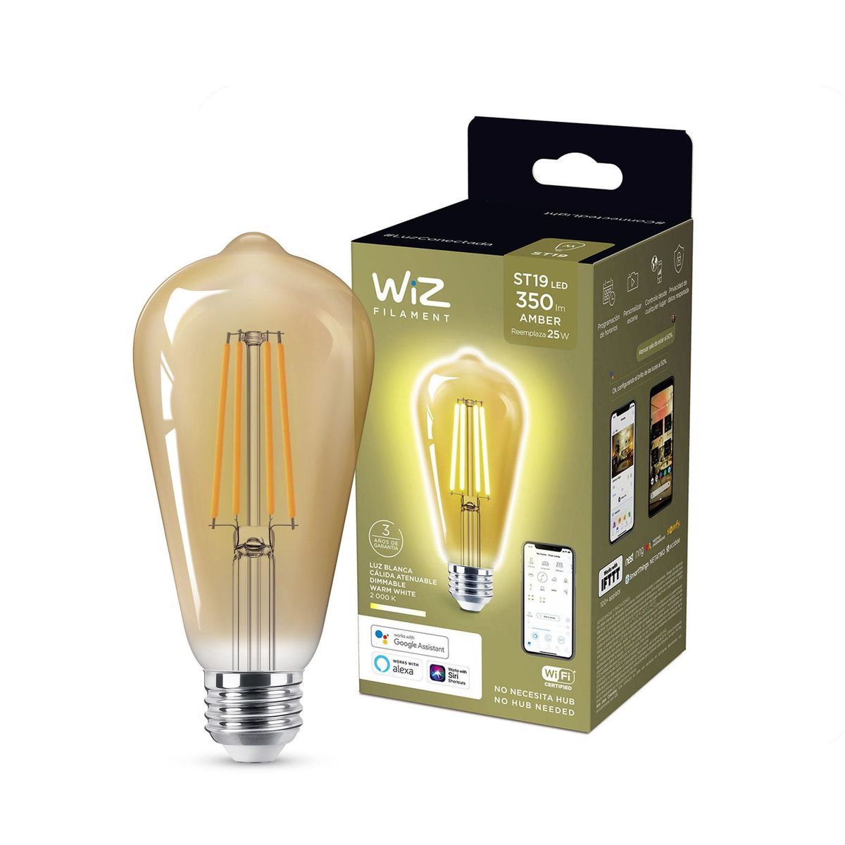 Foco Inteligente Wiz ST19 E26, marca Wiz - Foto Principal