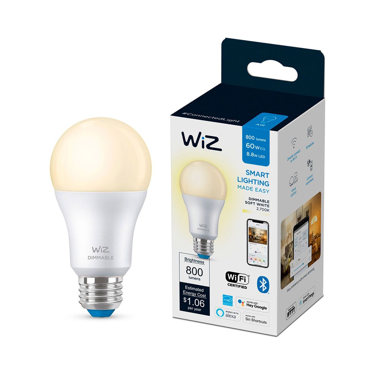 Wiz - Foco Inteligente Wiz A19 E26