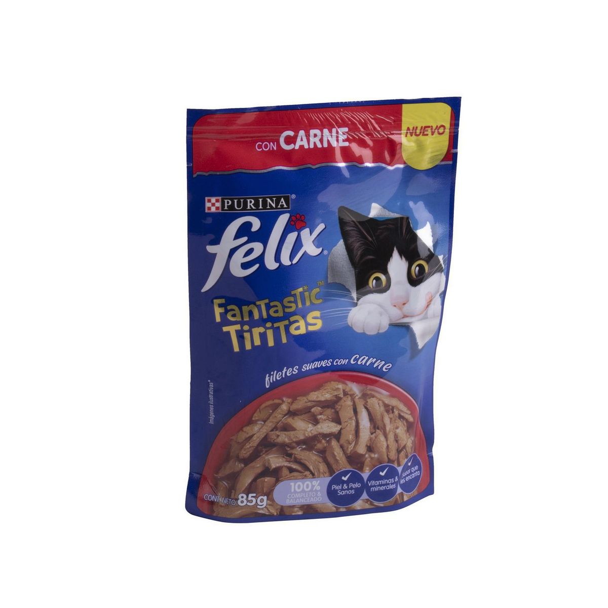Felix - Alimento para Gato Tiritas de Carne 85 g