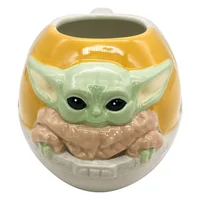 Taza de cerámica Mandalorian child 3D 473 ml