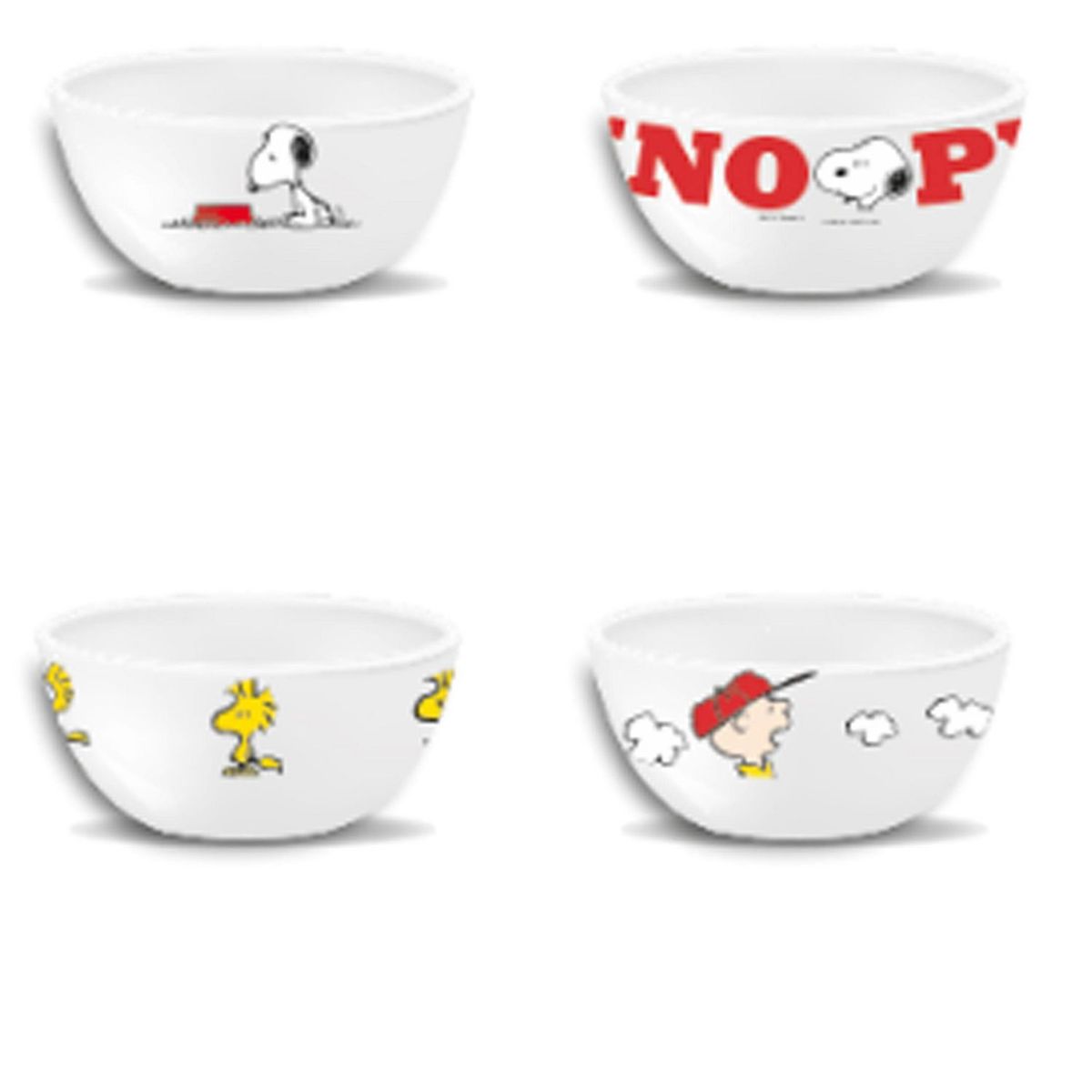 Juego de vajilla de porcelana Snoopy 12 piezas, marca Siglo Xxi - Foto 2