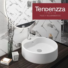 Lavabo Ovalin Cerámico Imera Redondo