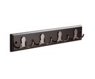 Perchero pared 4 ganchos doble espresso