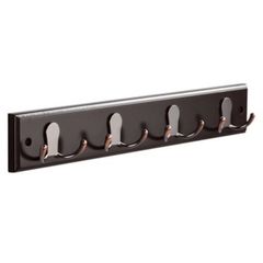 Perchero pared 4 ganchos doble espresso