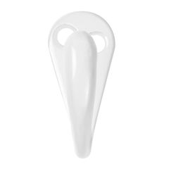 Perchero pared 6 ganchos blanco
