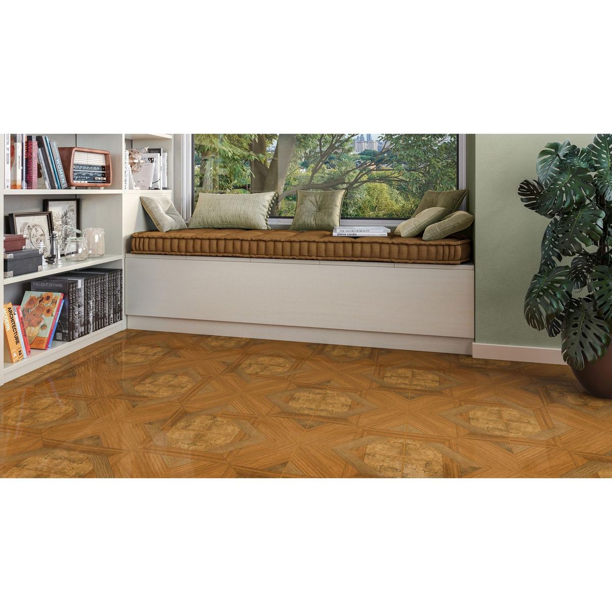 Piso Cerámico Kasso 37X37cm, marca Mohawk - Foto 2