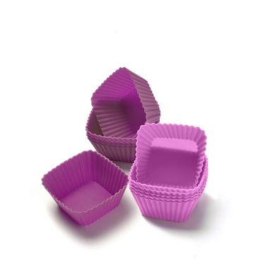 Capacillos silic�n set 12 unidades cuadrado