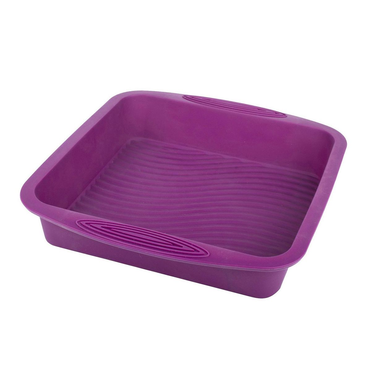 Molde cuadrado de silicón morado 24 x 5 cm, marca Press - Foto 2