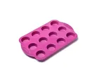 Molde silicón p/12 minipanqués 30x19.5 morado