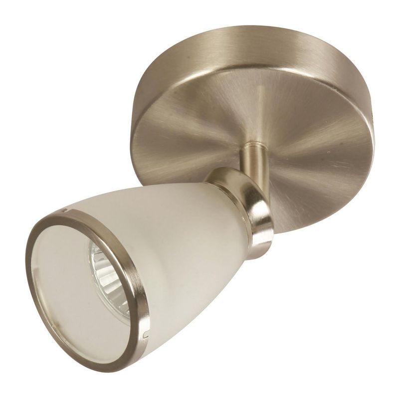 General Lighting - Lámpara de techo Niquel de 1 Luz tipo GU10