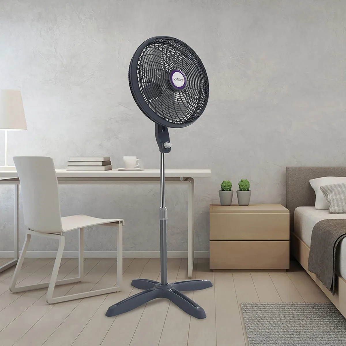 Ventilador de pedestal 18" Vortex de 3 velocidades, marca Vortex - Foto 2