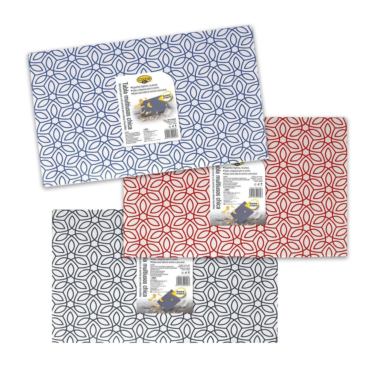 Tabla para picar de vidrio multiusos chica, marca Cocina Mia - Foto Principal