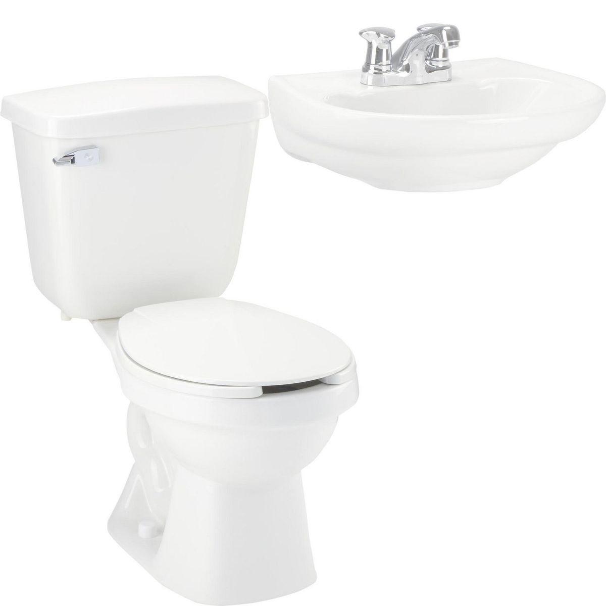 Sanitario Vienna Plus + Lavamanos y Grifo, marca Corona - Foto Principal