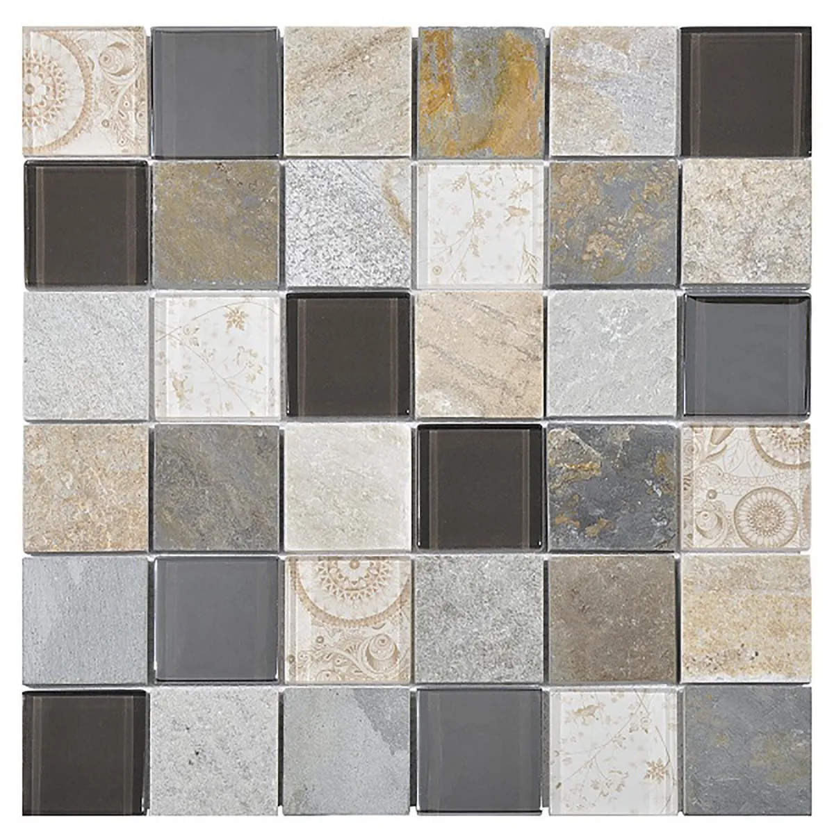 Malla Elements Beige 30x30, marca Intermatex - Foto Principal
