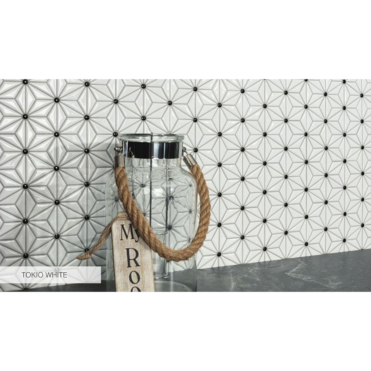 Malla Tech Tokyo White 29X30, marca Intermatex - Foto 2