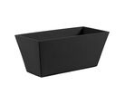 Maceta Jazmin negro 60x28x27 cm