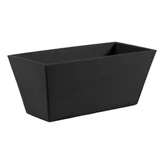 Maceta Jazmin negro 60x28x27 cm