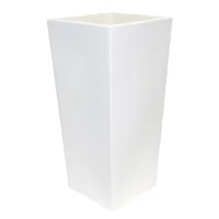 Maceta Melisa blanca 30x30x60 cm