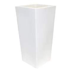 Maceta Melisa blanca 30x30x60 cm