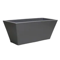 Maceta Jazmin gris 60x28x27 cm