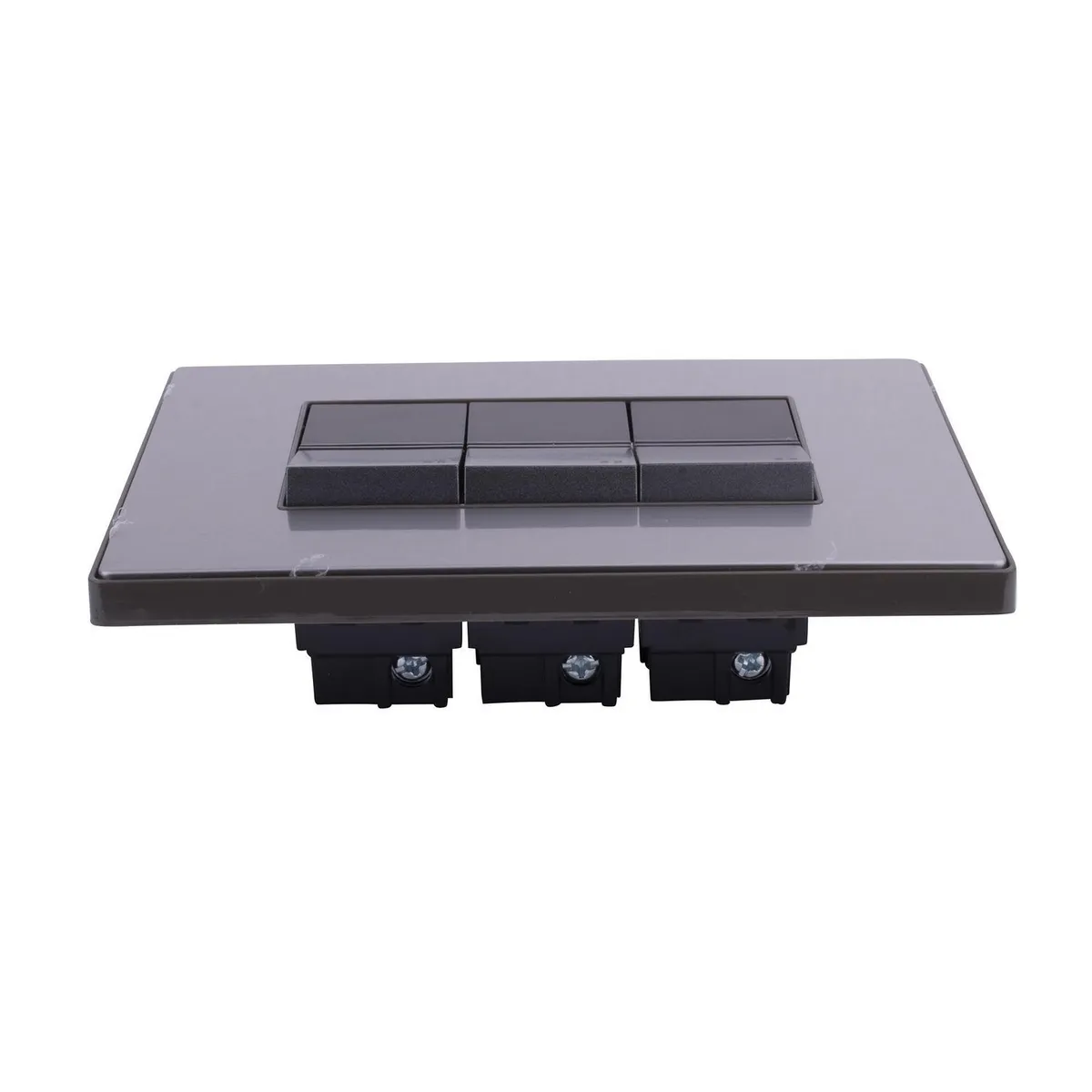 Placa Inox Con 3 Apagadores De Escalera, marca Igoto - Foto 2