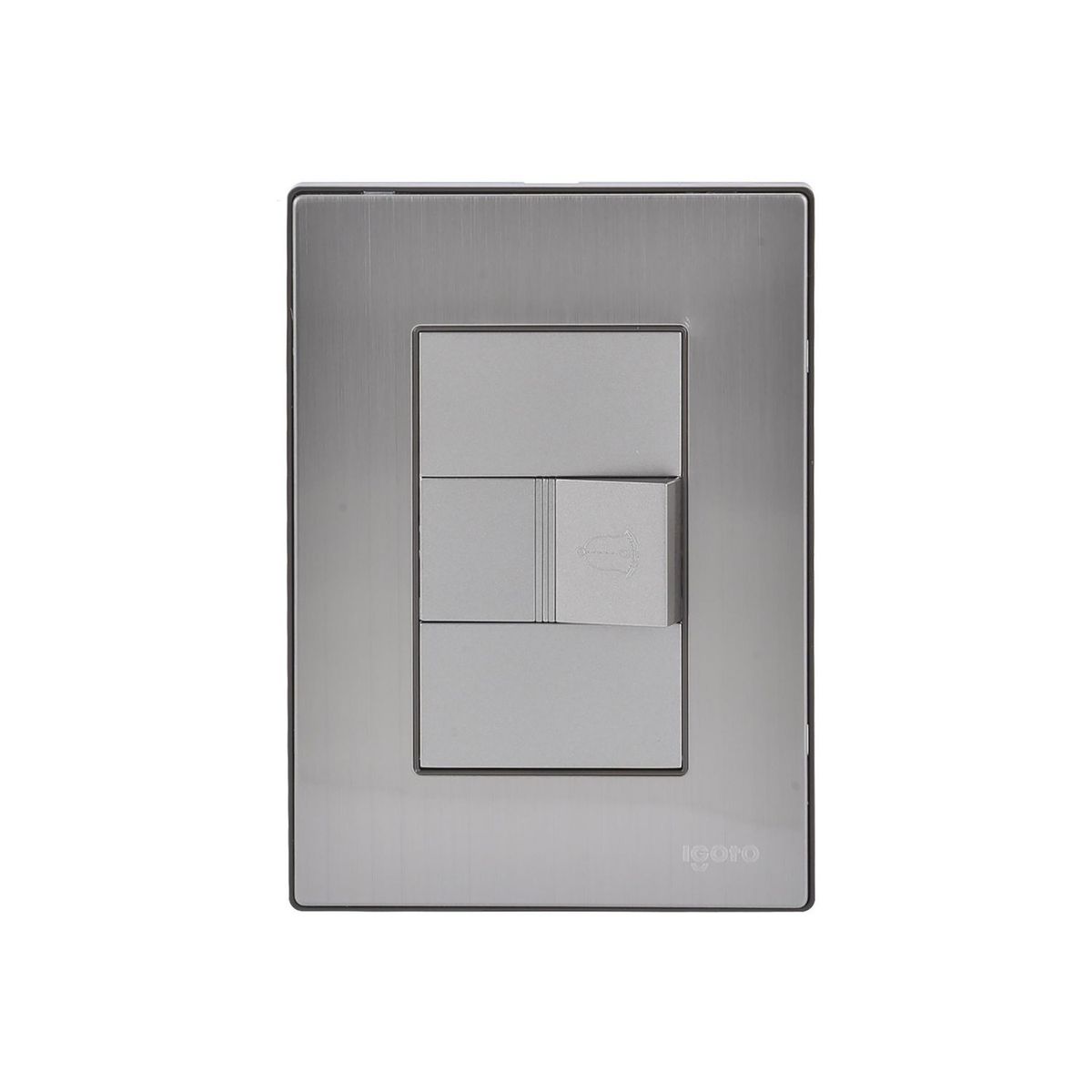 Placa Inox Con 1 Boton De Timbre, marca Igoto - Foto Principal