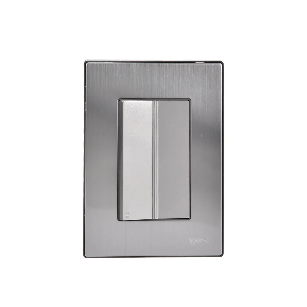 Igoto - Placa Inox 1 Apagador Escalera De 3 Mod