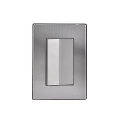 Placa Inox 1 Apagador Escalera De 3 Mod