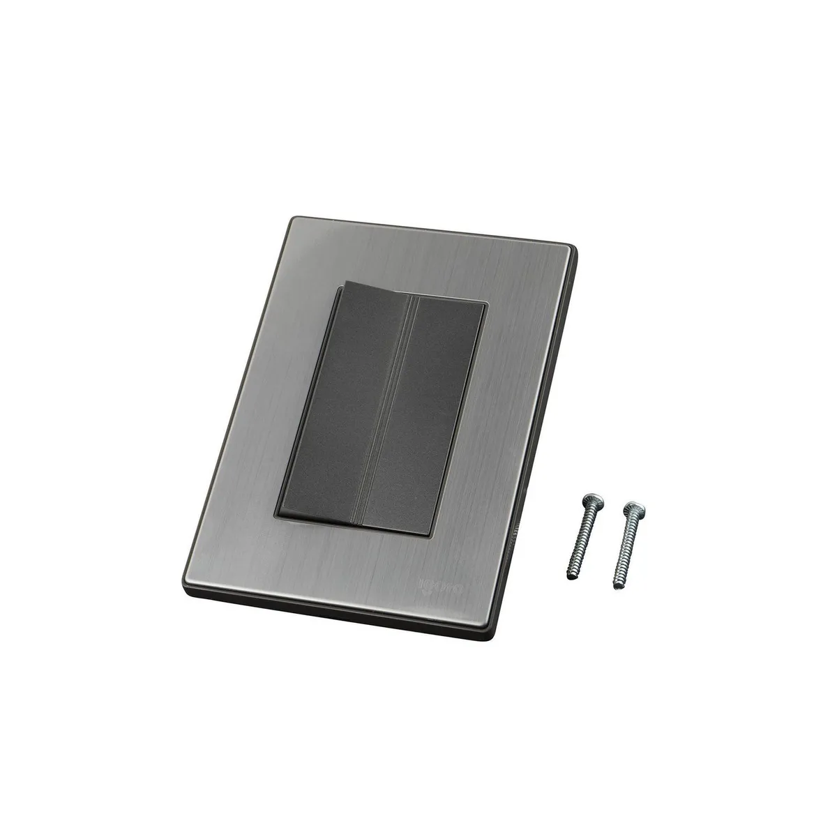 Placa Inox con 1 Apagador de 3 Modulos, Oxford, marca Igoto - Foto 2
