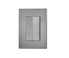 Placa Inox Con 3 Apagadores