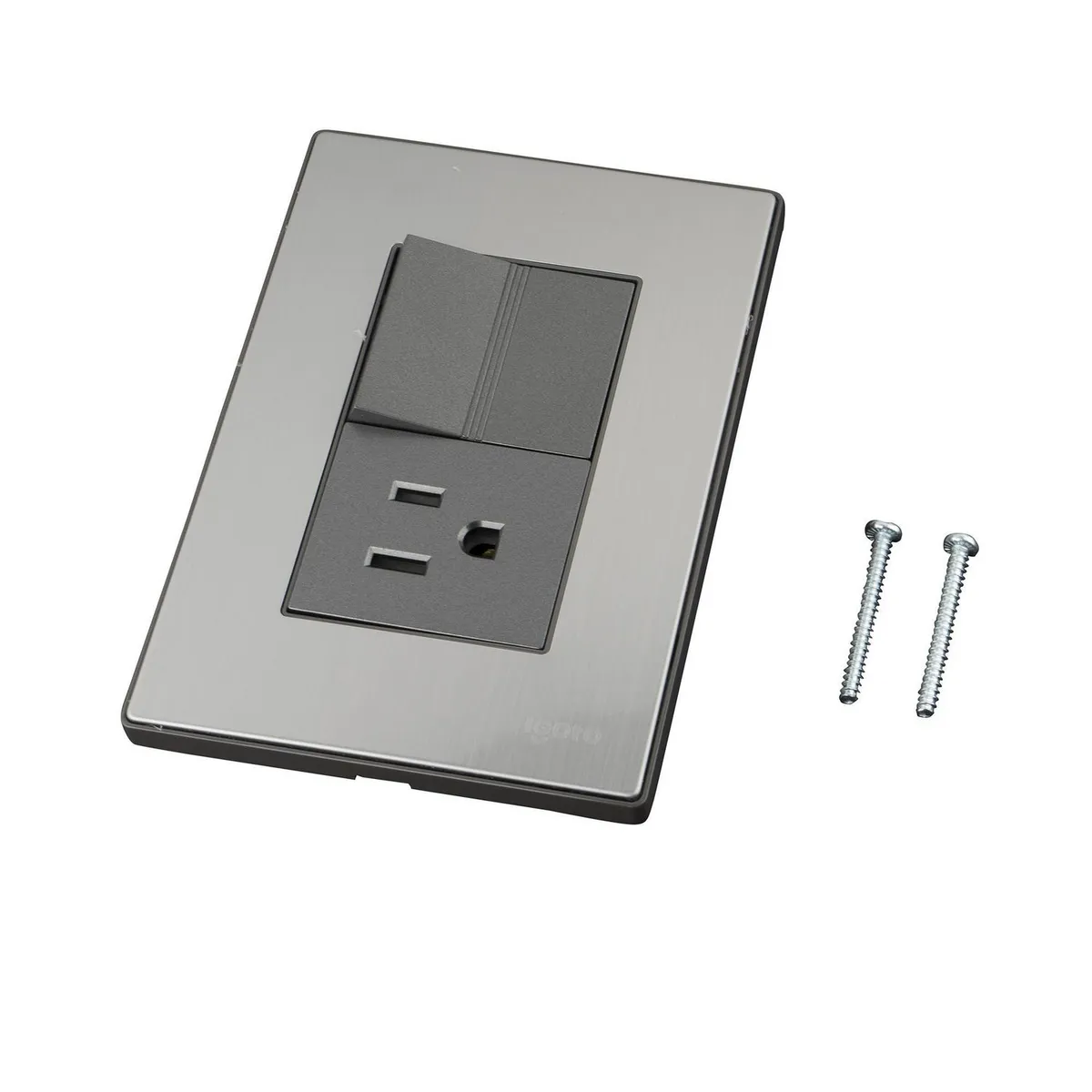 Igoto - Placa Inox 1 Apagador y 1 T 1.5, Oxford